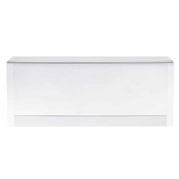 42.1" Modern Minimalist Acrylic Clear  Backless Entryway Bench